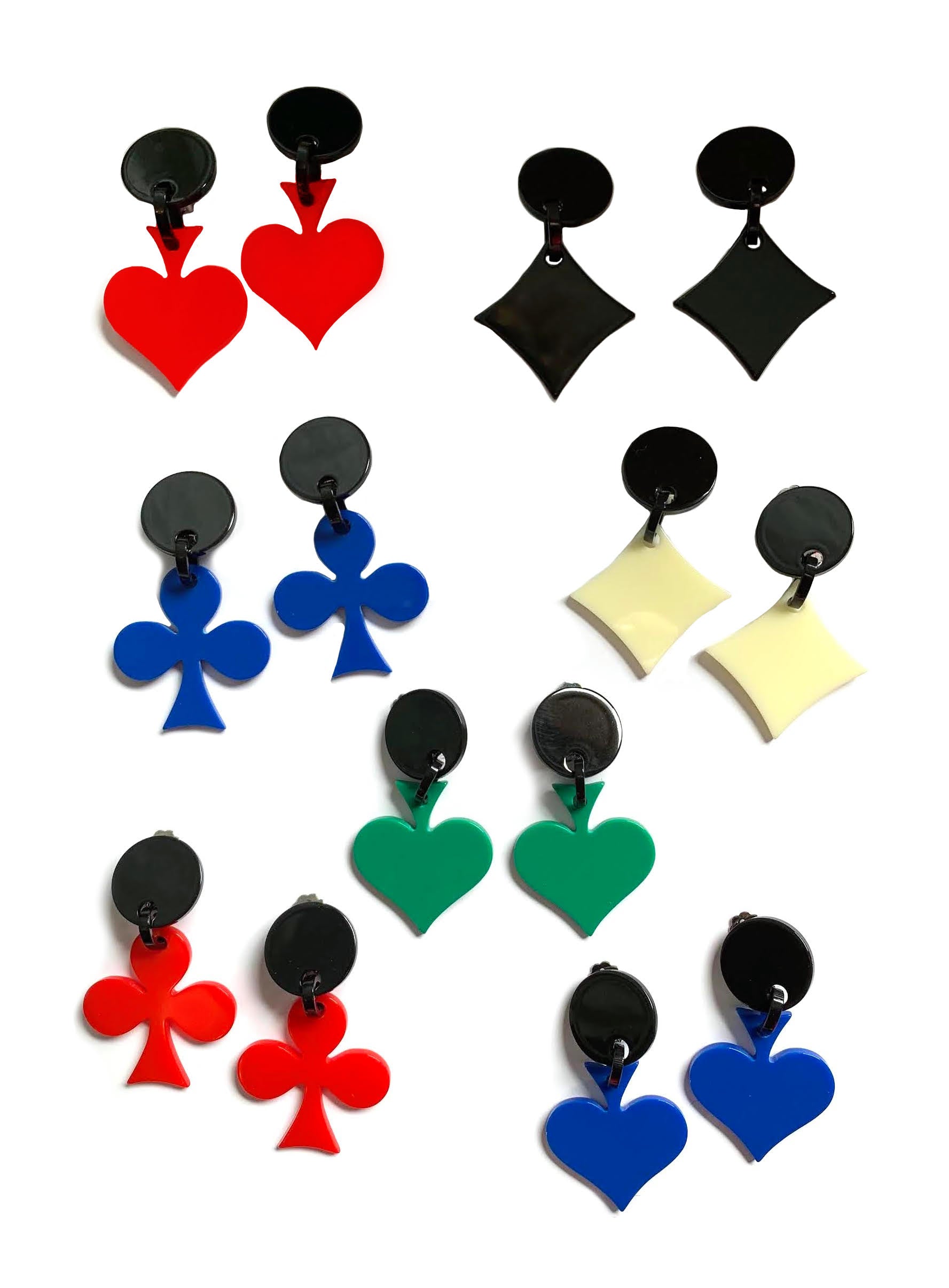 Marion Godart Card Game Earrings, small size