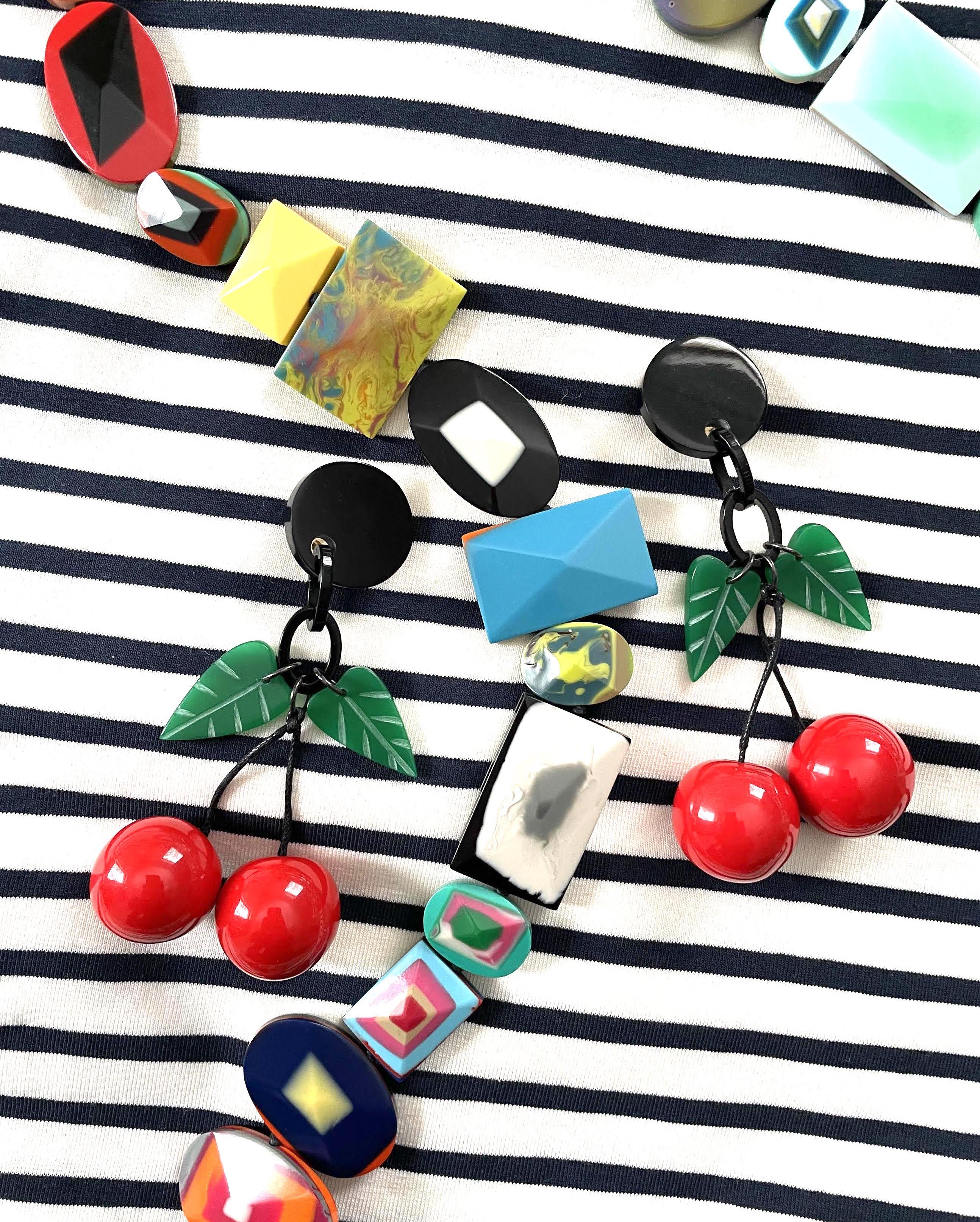 Marion Godart Red Cherry Earrings