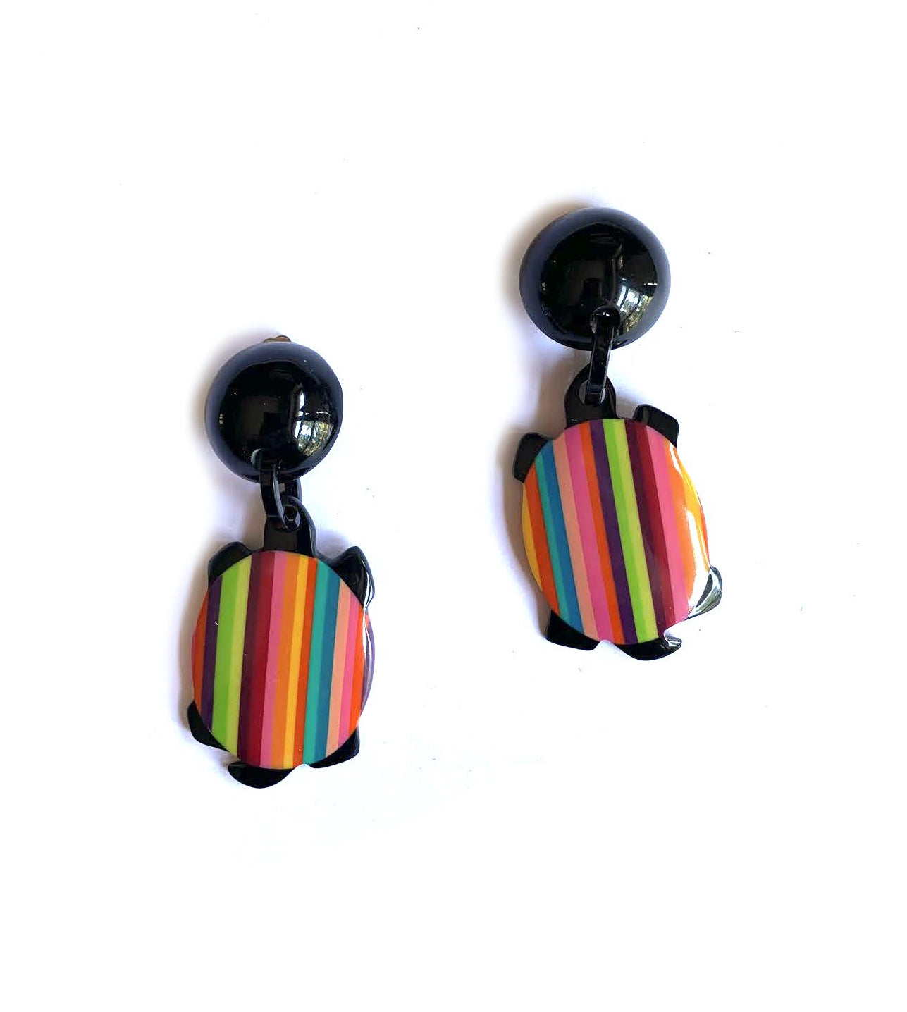 Marion Godart Rainbow Turtle Earrings