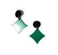 Marion Godart Green Card Game Diamond Earrings