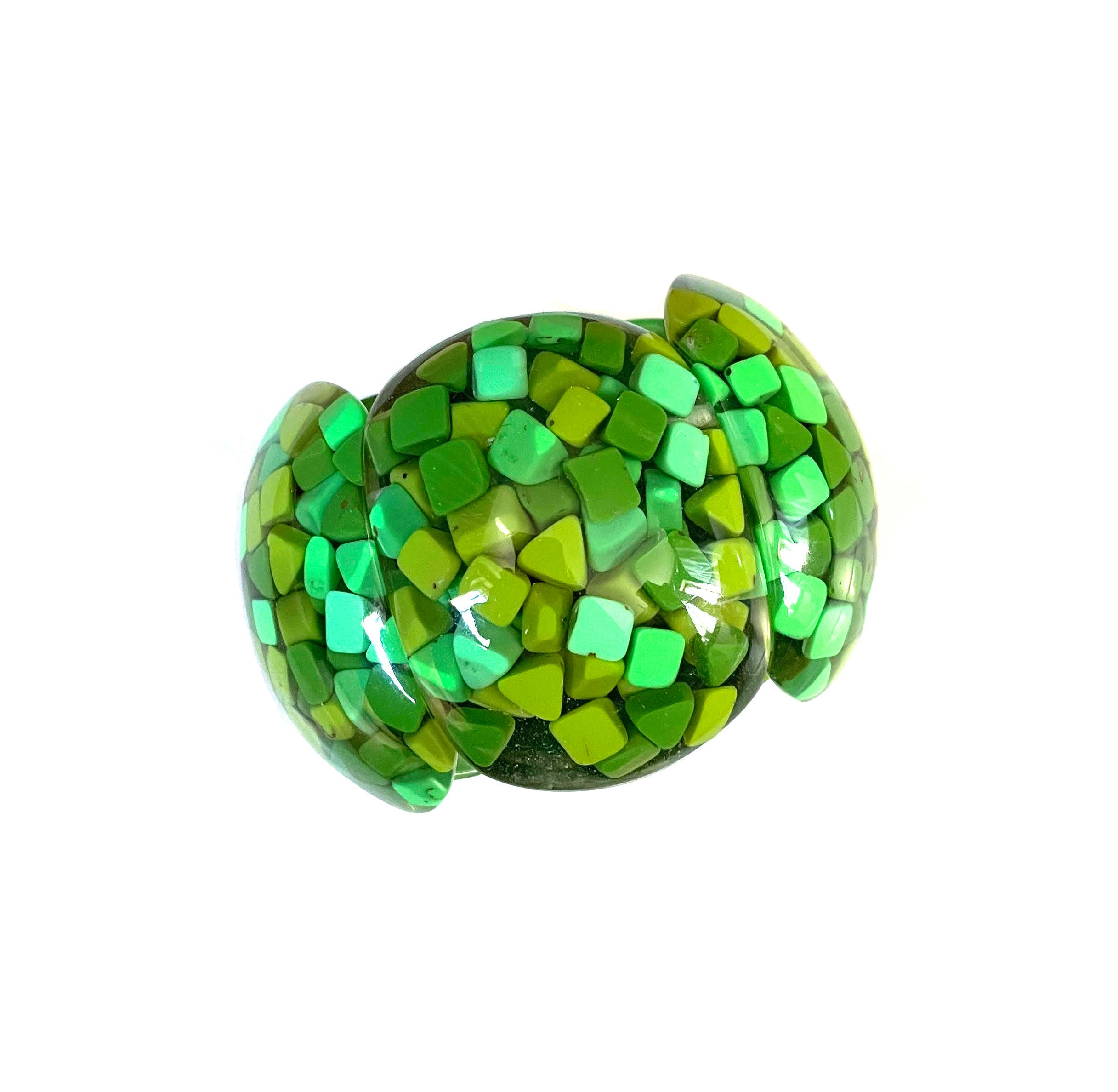 Marion Godart Green Mosaic Bracelet