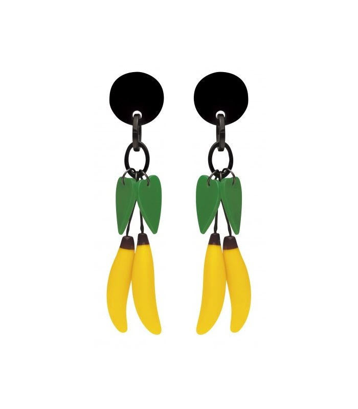 Marion Godart's Long Banana Earrings