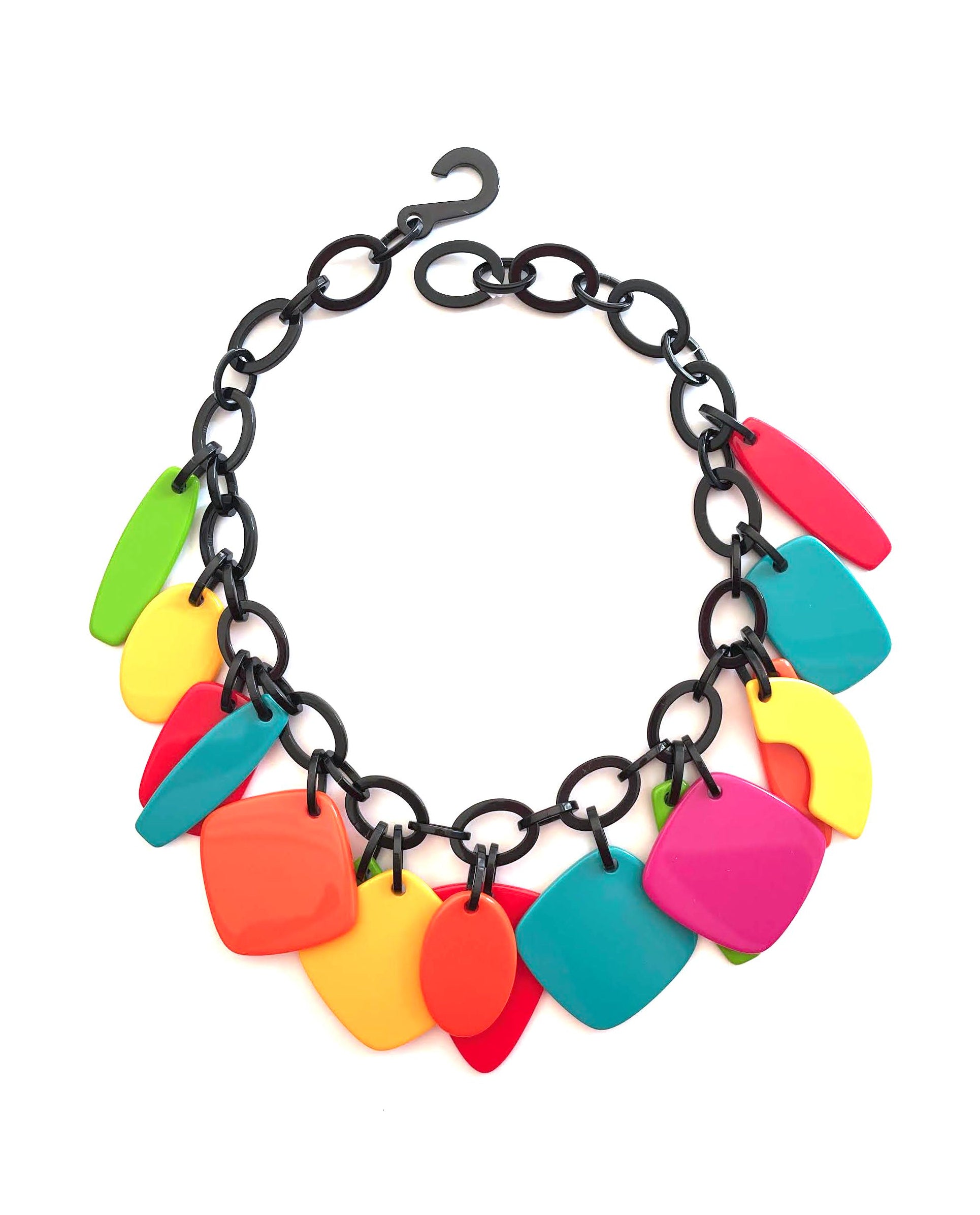 Marion Godart Multicolor Necklace, Yellow, Pink & Orange