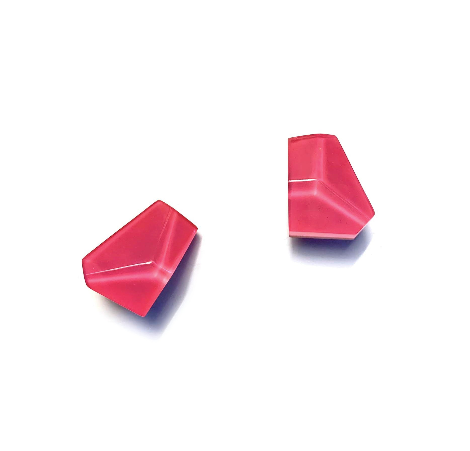 Marion Godart Faceted Pink Earrings