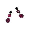 Marion Godart Fuchsia Drop Earrings