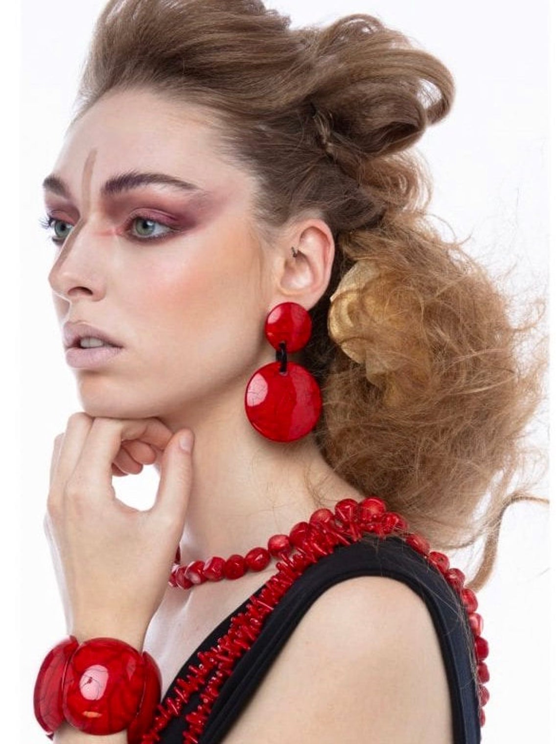 Marion Godart Red Bangle Bracelet