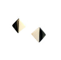 Marion Godart Black & Ivory White Art Deco Earrings