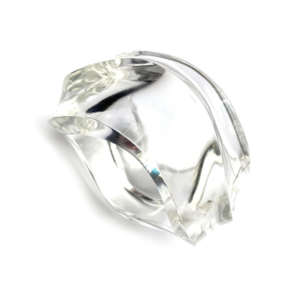 Marion Godart Wavy Clear Resin Bracelet
