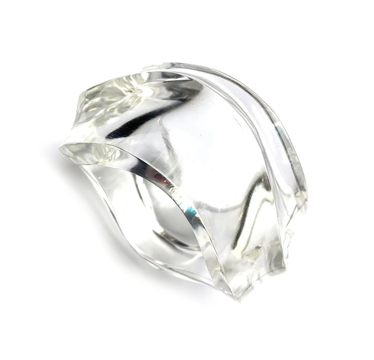 Marion Godart Wavy Clear Resin Bracelet