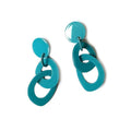 Marion Godart Turquoise Double Hoop Earrings