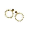 Marion Godart Pearl Hoop Earrings