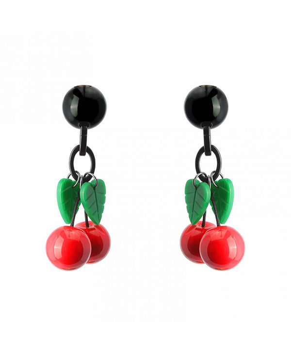 Marion Godart Red Cherries Earrings, small size