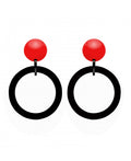 Marion Godart Black and Red Hoops