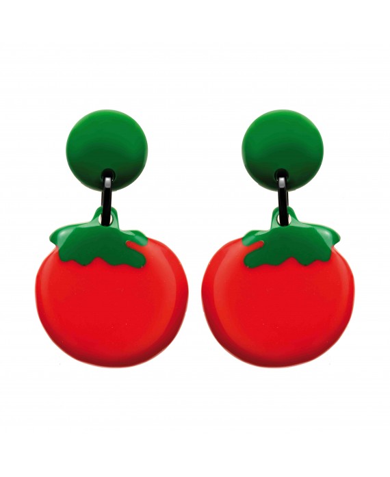Marion Godart Red Tomato Earrings