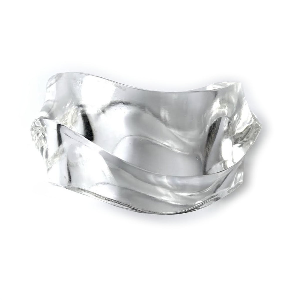 Marion Godart Wavy Clear Resin Bracelet