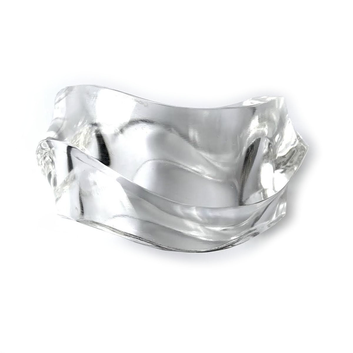 Marion Godart Wavy Clear Resin Bracelet