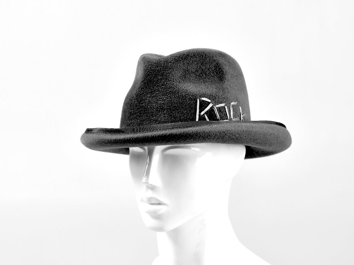 Misa Harada Turquoise Homburg Hat