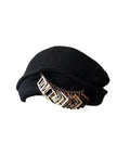 Misa Harada Garrison Hat in Black Wool
