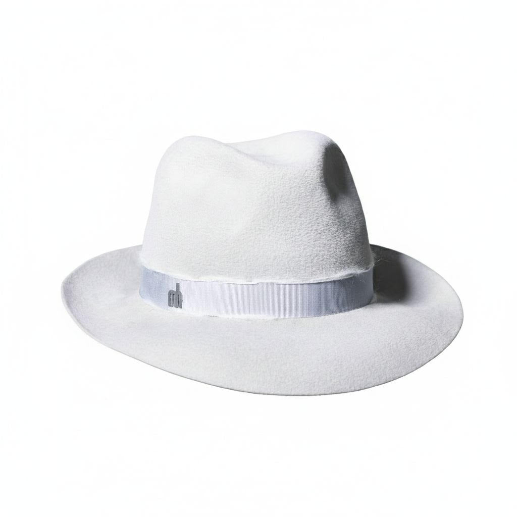 Misa Harada Fedora in Pastel Gray