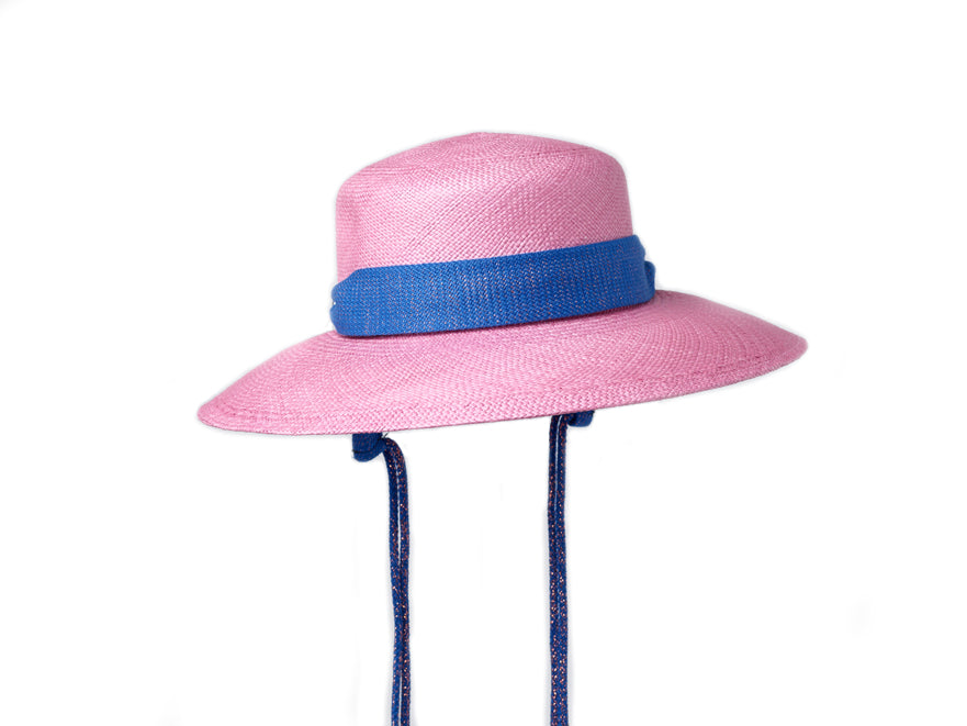 Misa Harada Pink Panama Hat