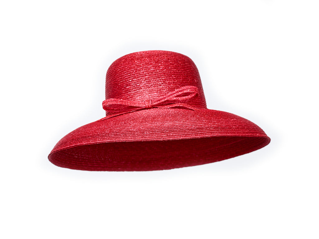 Misa Harada Ladies Red Straw Hat