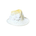 Misa Harada Summer Hat with White Flowers