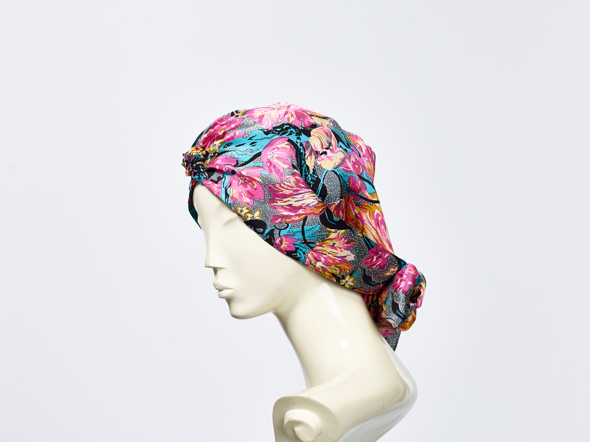 Misa Harada Colorful Head Scarf Turban