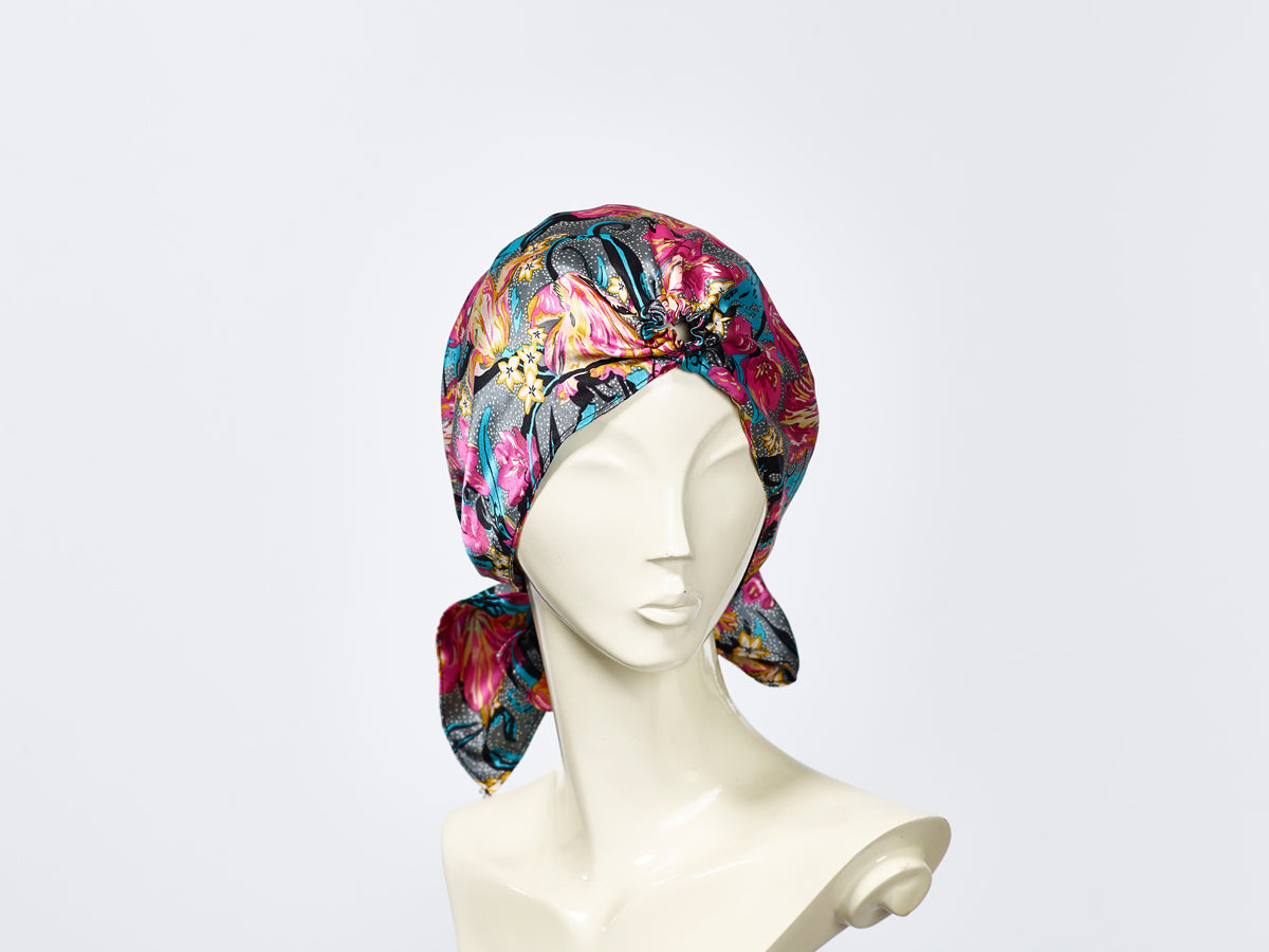 Misa Harada Colorful Head Scarf Turban