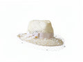 Misa Harada Fedora in Natural Jute Straw
