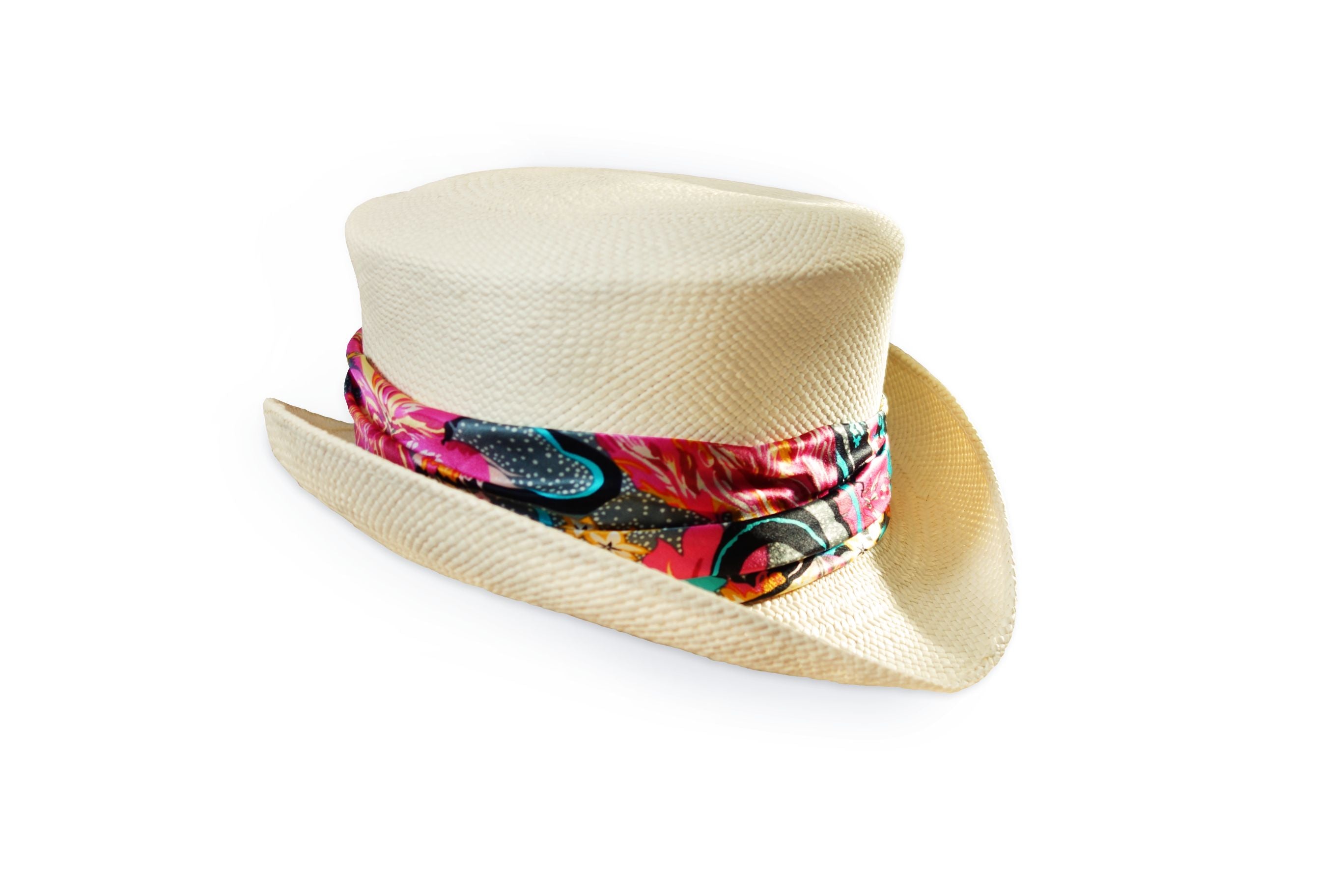 Misa Harada Off White Panama Top Hat