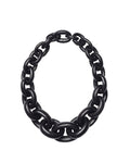 Monies Black Chain Necklace in Acacia