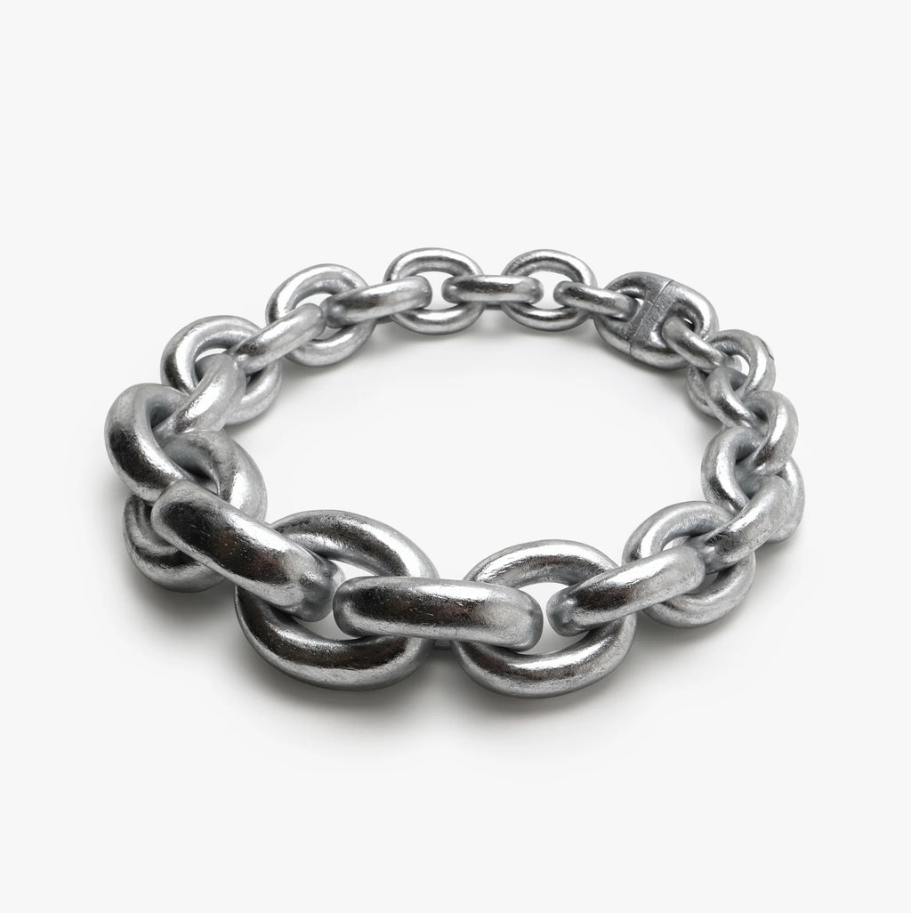 Monies Delhi Necklace in Silver Foil