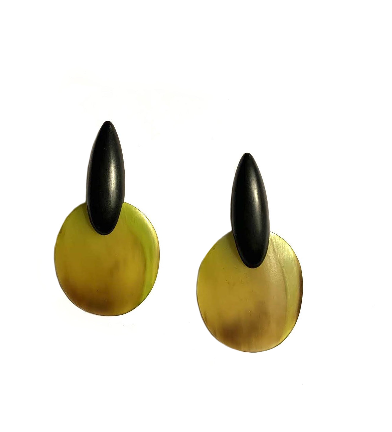 Monies Earrings in Horn