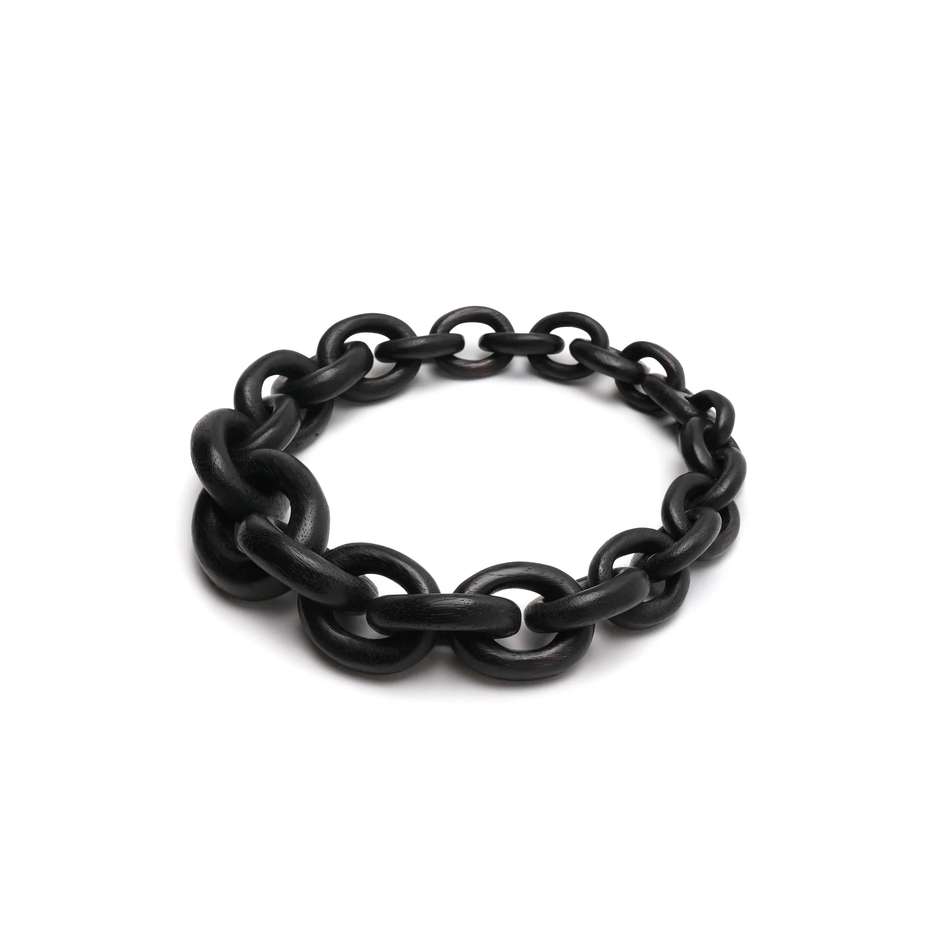Monies Black Chain Necklace in Acacia