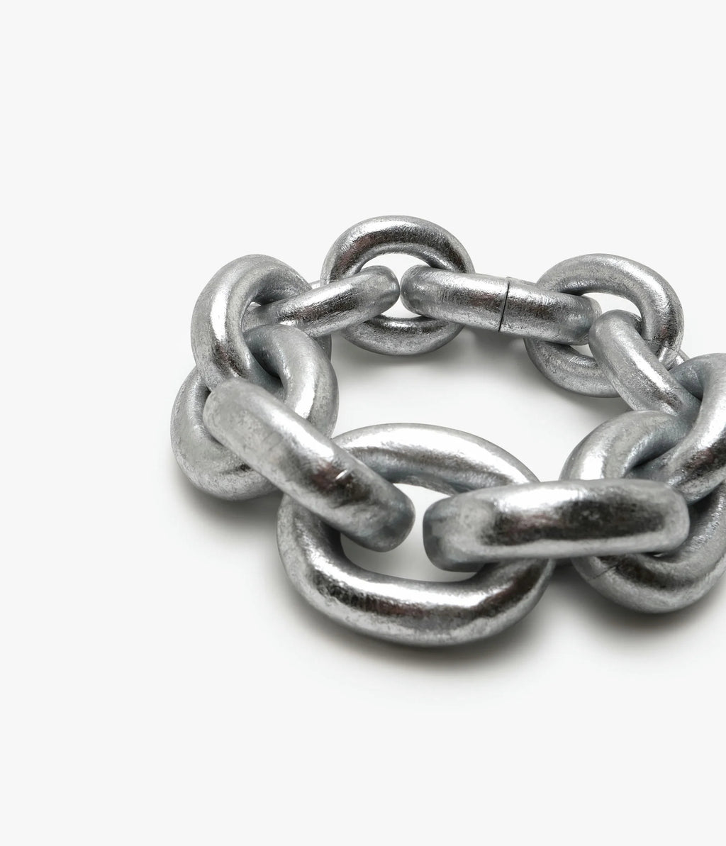 Monies Nova Chain Bracelet in Silver Foil