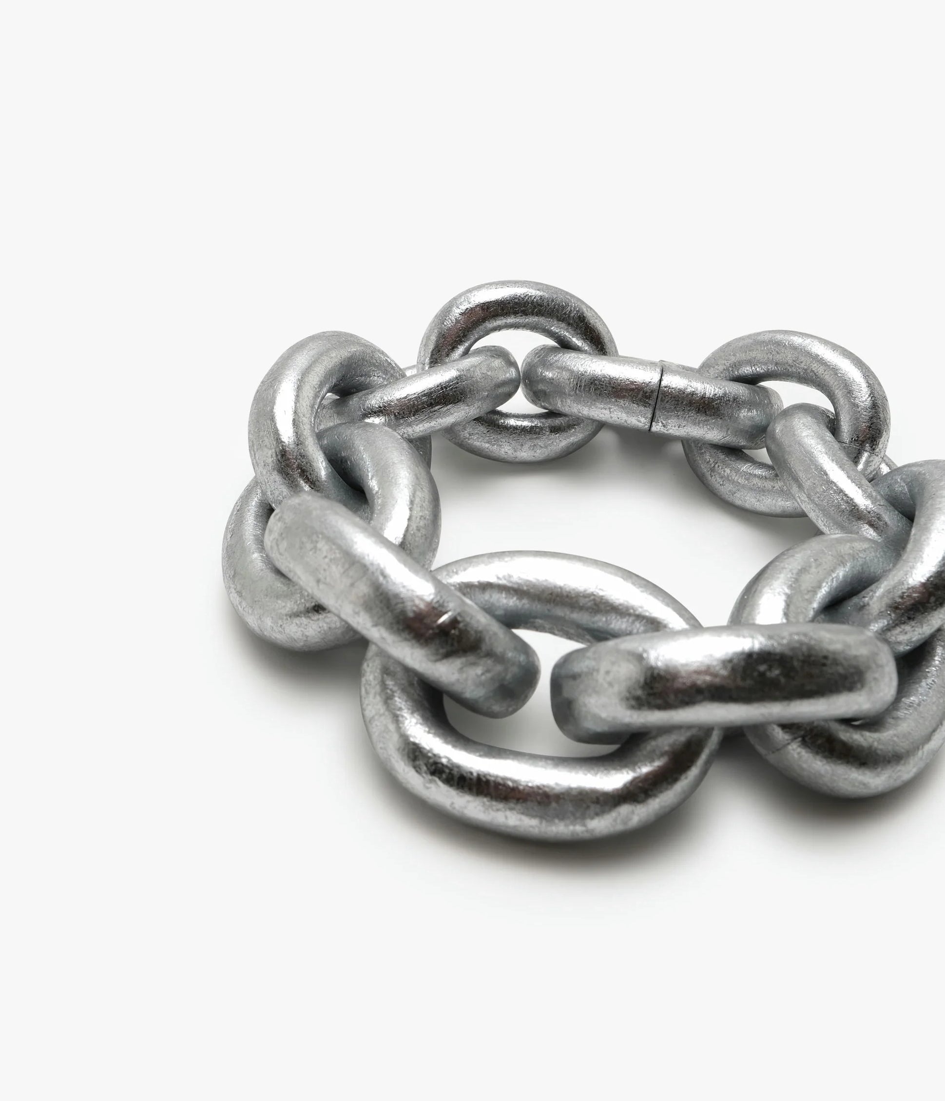Monies Nova Chain Bracelet in Silver Foil