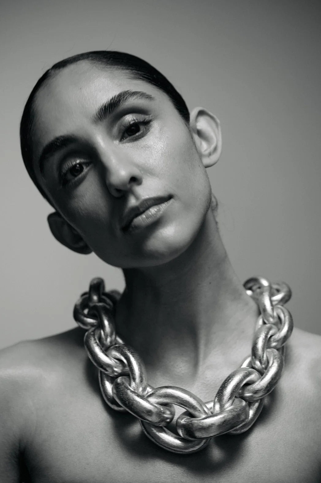 Monies Delhi Necklace in Silver Foil