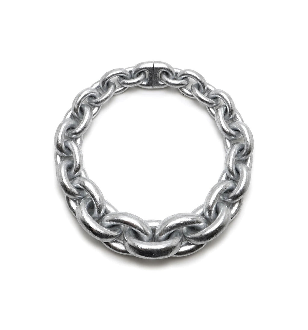 Monies Delhi Necklace in Silver Foil