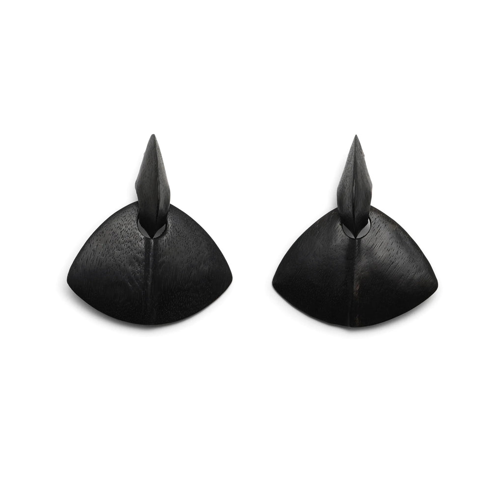Monies Florence Earrings in Black Acacia