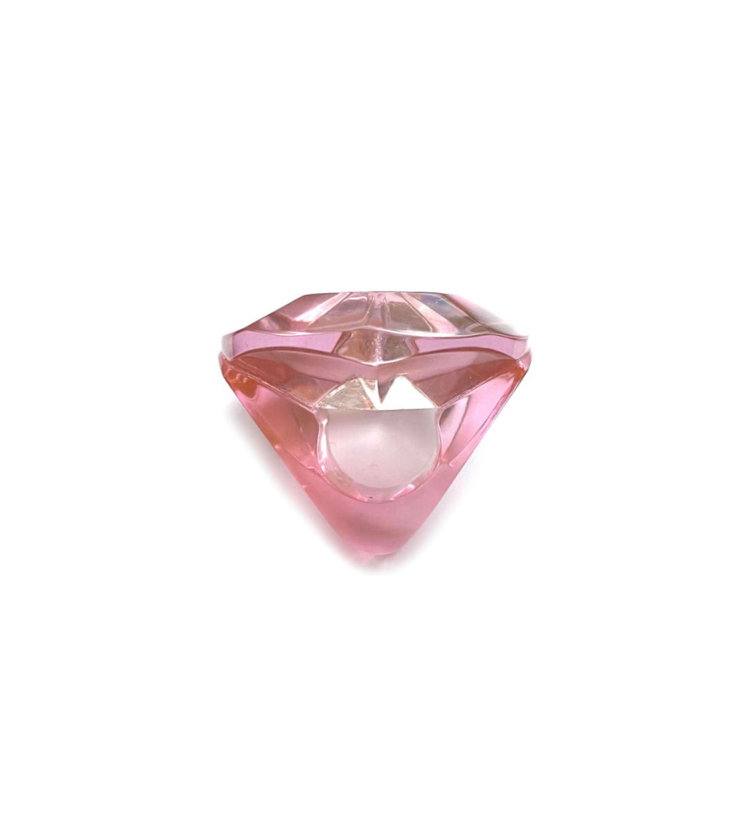 Monies Pink Diamond Ring in Polyester