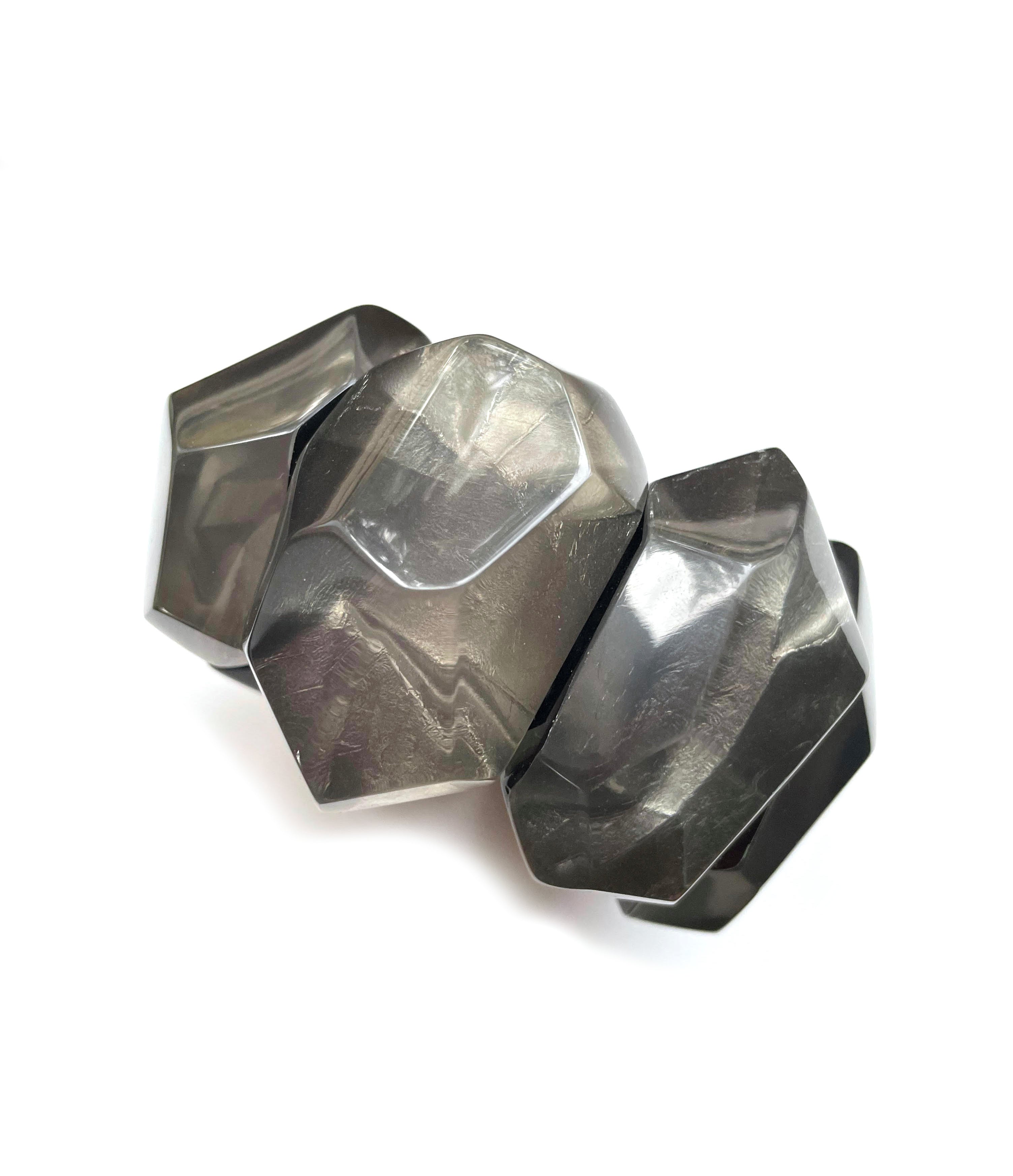Monies Gray Polyester Bracelet
