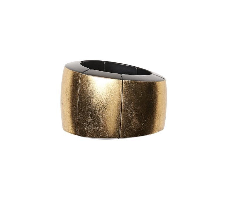 Monies Bracelet with Gold Foil