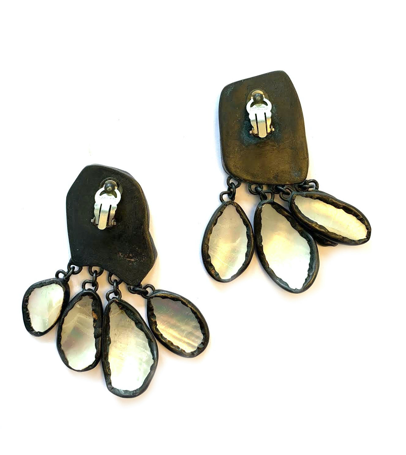 Monies Turquoise Shell & Stone Earrings