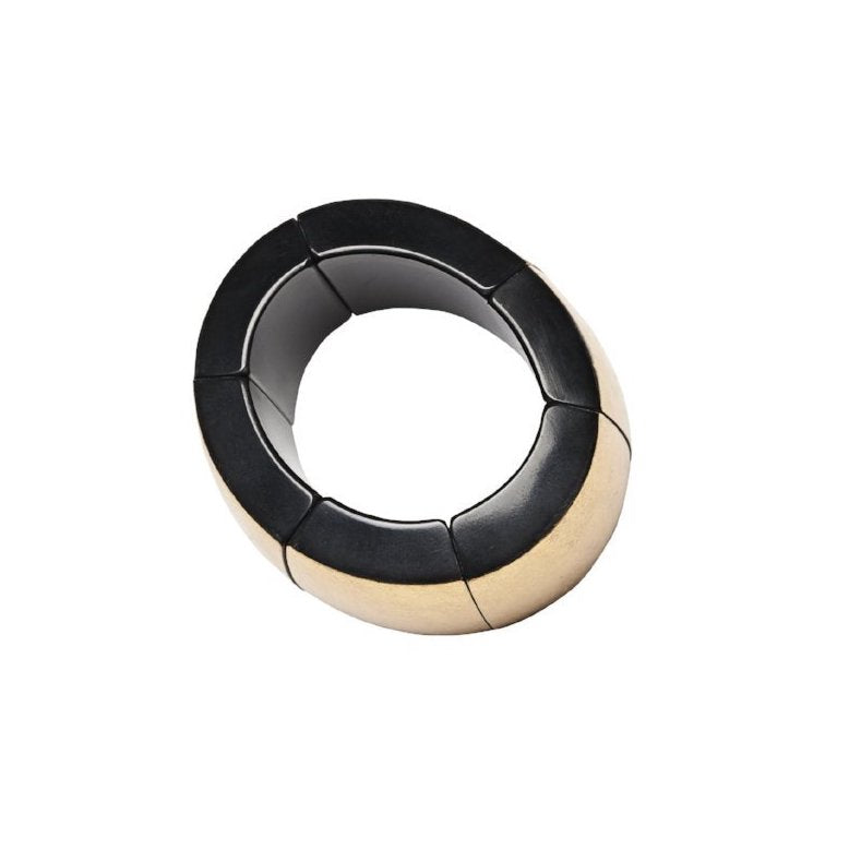 Monies Bracelet with Gold Foil