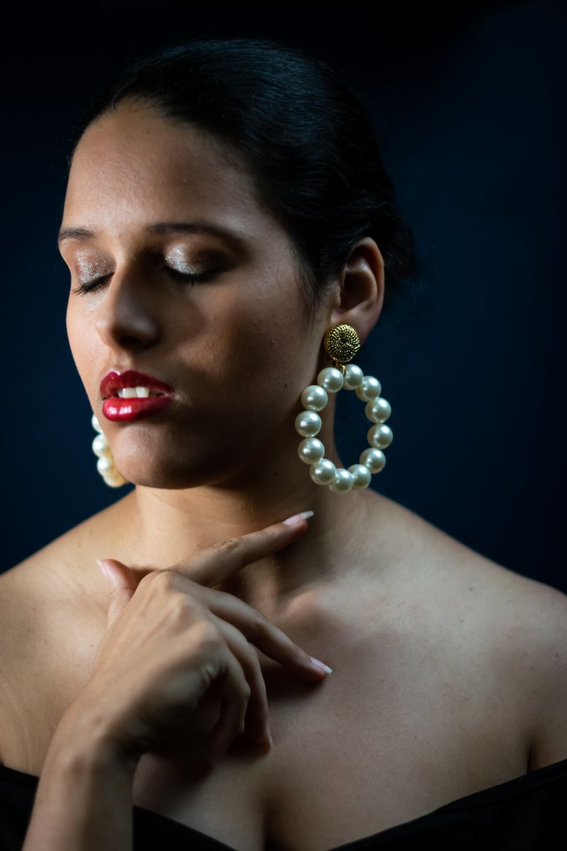 Marion Godart Huge Pearl Hoop Earrings