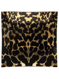 Ortigia Glass Plate Gattopardo Square 16 x 16cm