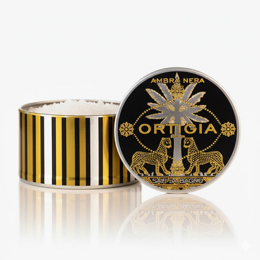 Ortigia Ambra Nera Bath Salts 500g