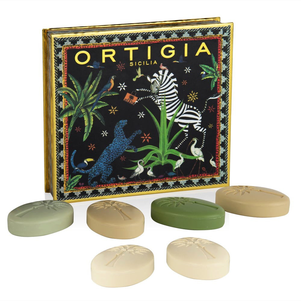 Ortigia Jungle Soap Set - 6 Olive Oil Soaps