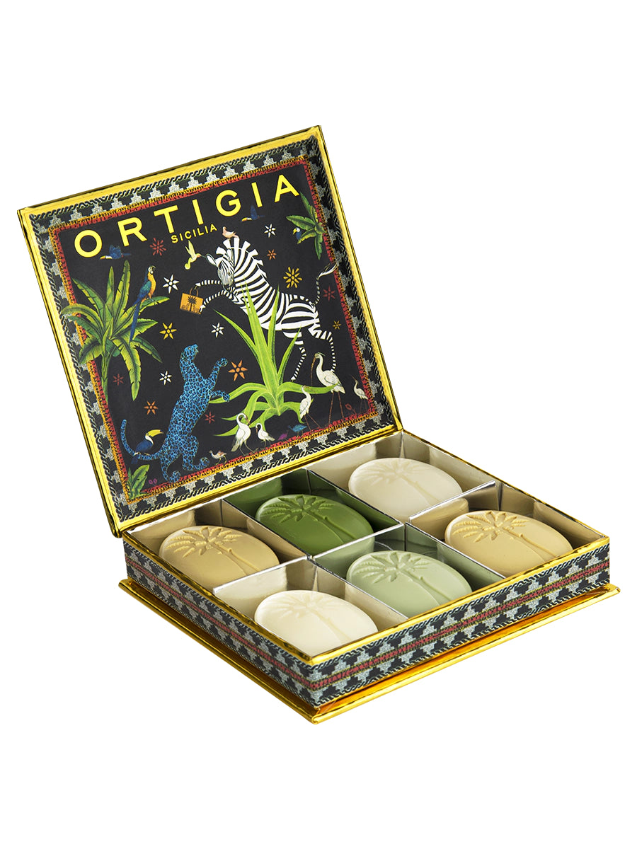 Ortigia Jungle Soap Set - 6 Olive Oil Soaps