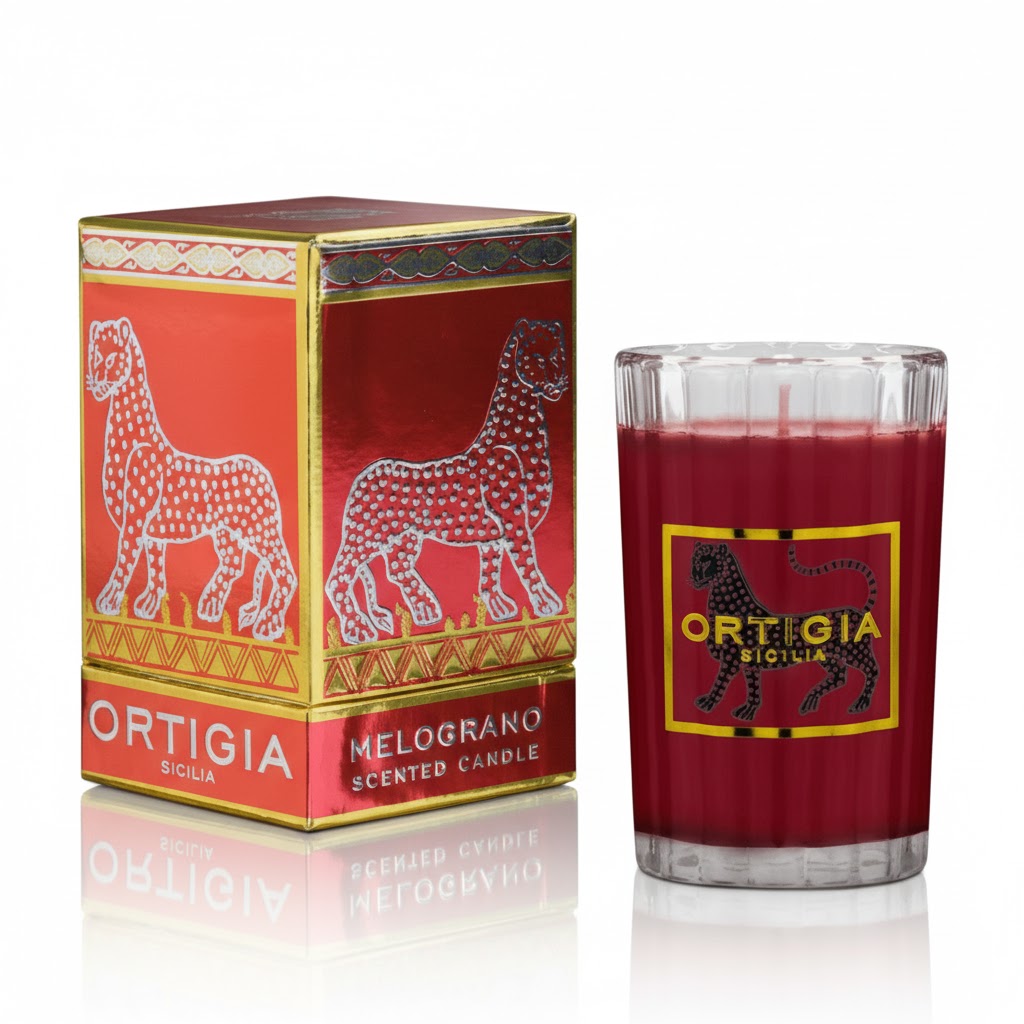Ortigia Pomegranate Round Candle 160g